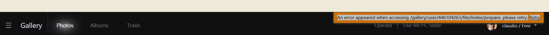 micloud error.JPG